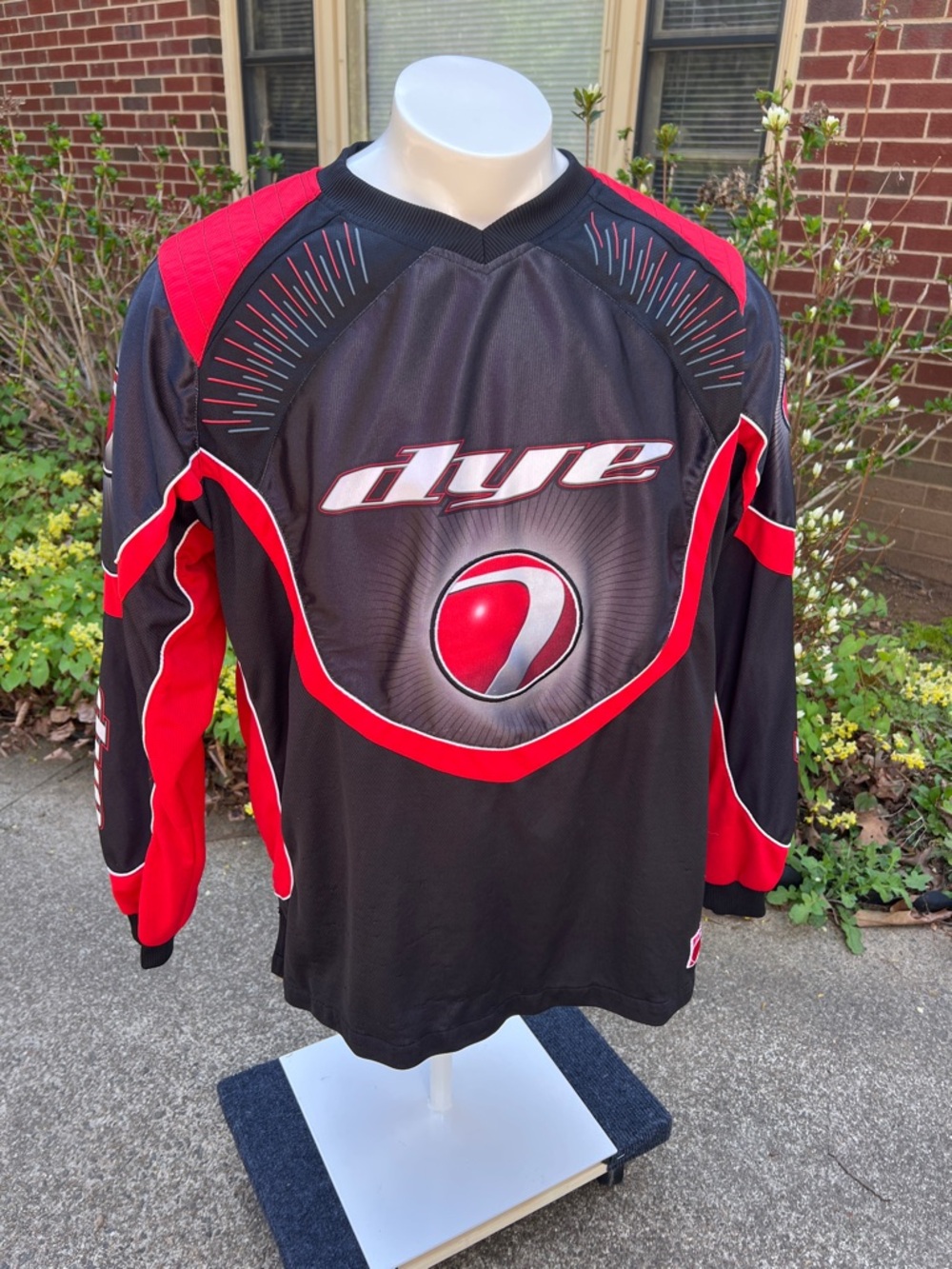 Dye Black & Red Paintball Jersey